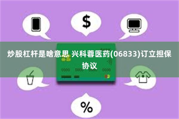 炒股杠杆是啥意思 兴科蓉医药(06833)订立担保协议